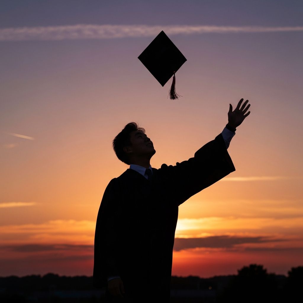 Celebração ao pôr do sol